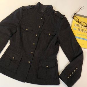 H & M military style wool jacket.